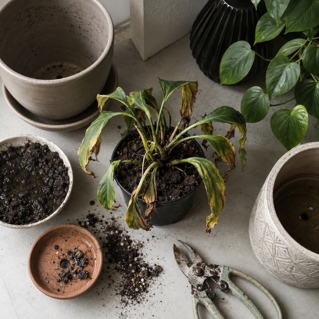 Root rot causes.