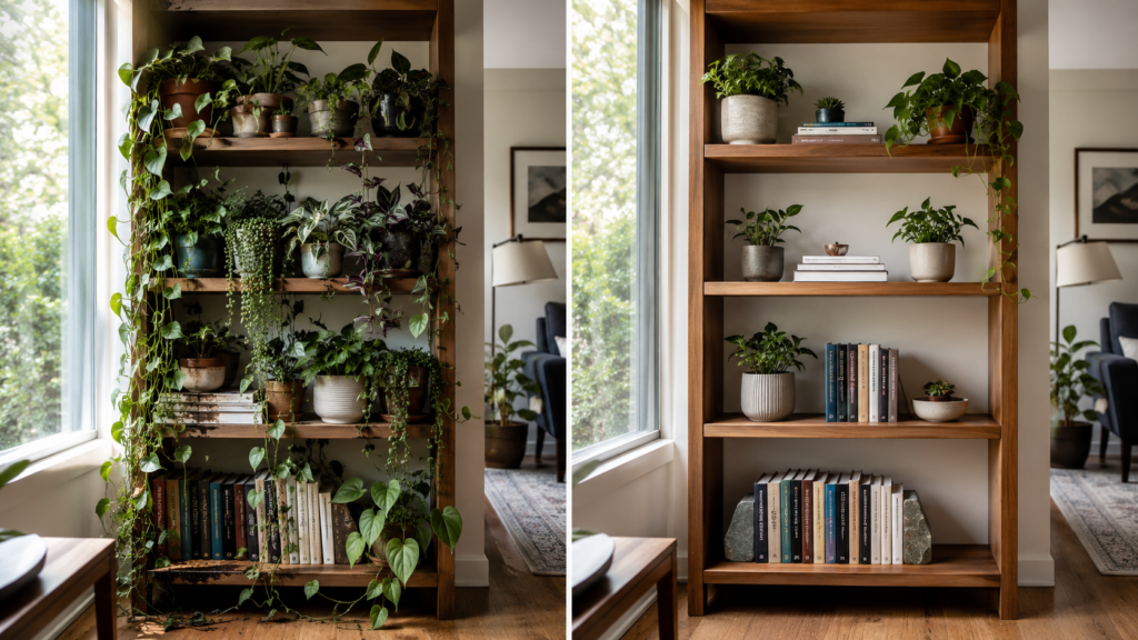 Plant shelf mistakes.