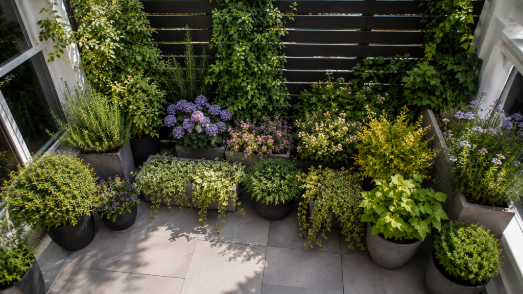 Small garden layout