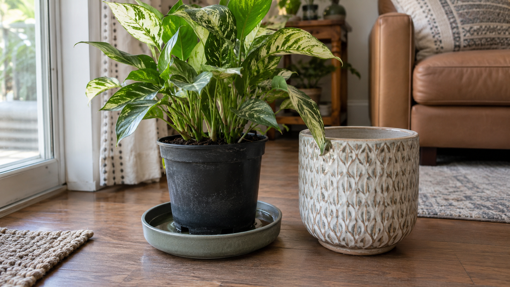 Plant without drainage