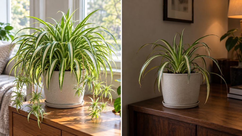 Spider plant light