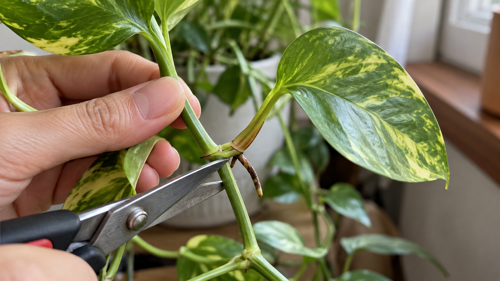 Cutting pothos