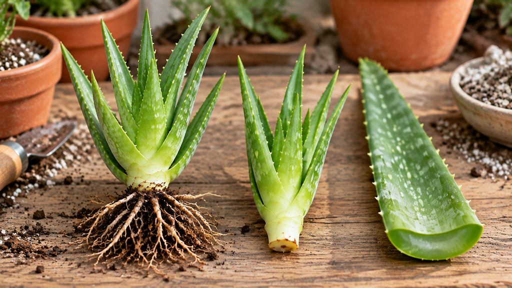 Aloe propagation parts