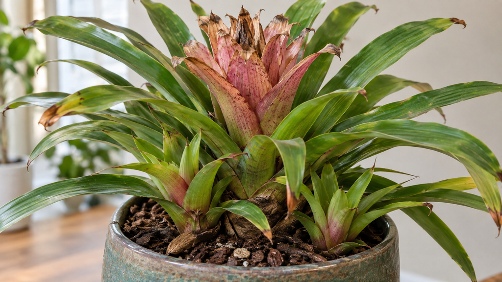 Bromeliad after flowering