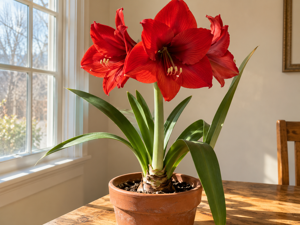 Red amaryllis
