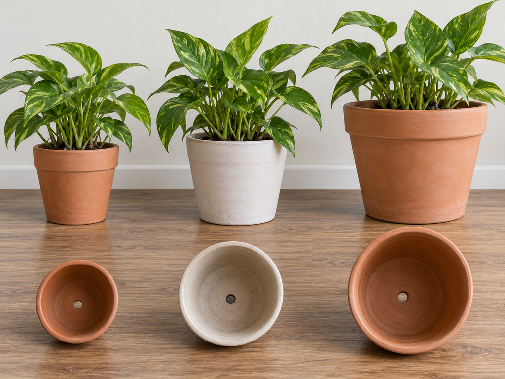 Plant pot sizes