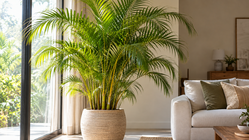 Indoor areca palm