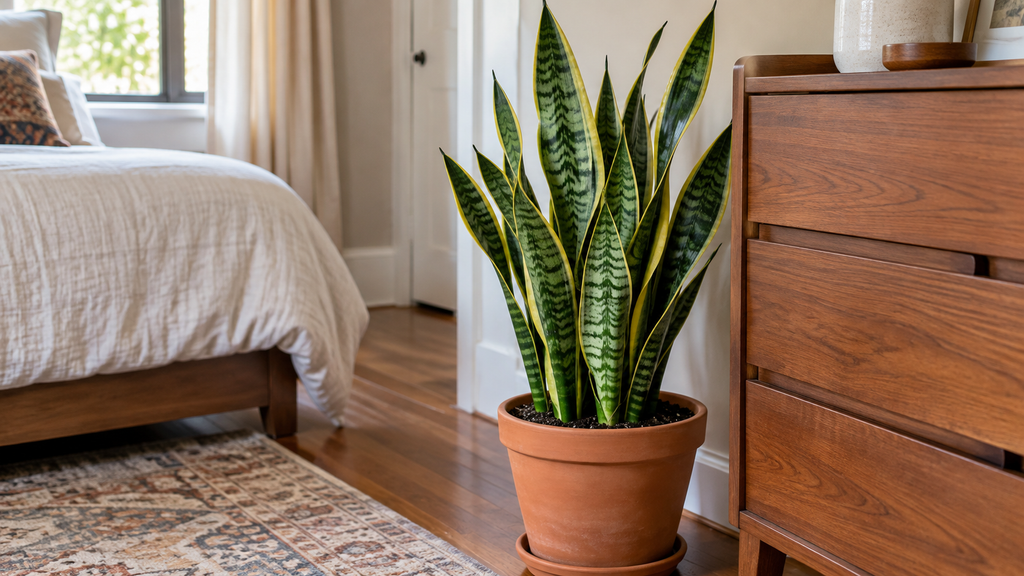 Indoor snake plant