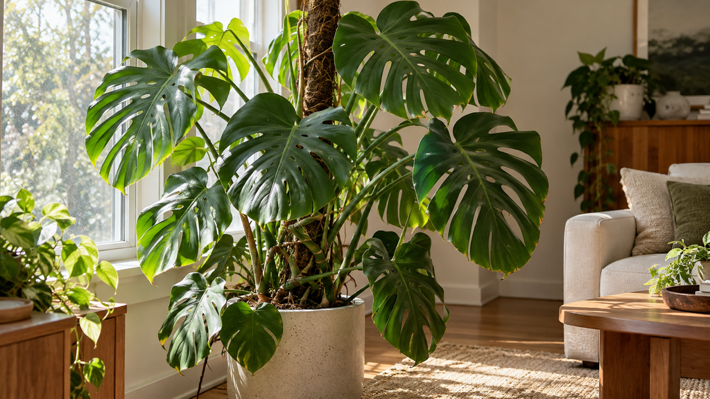 Monstera deliciosa plant