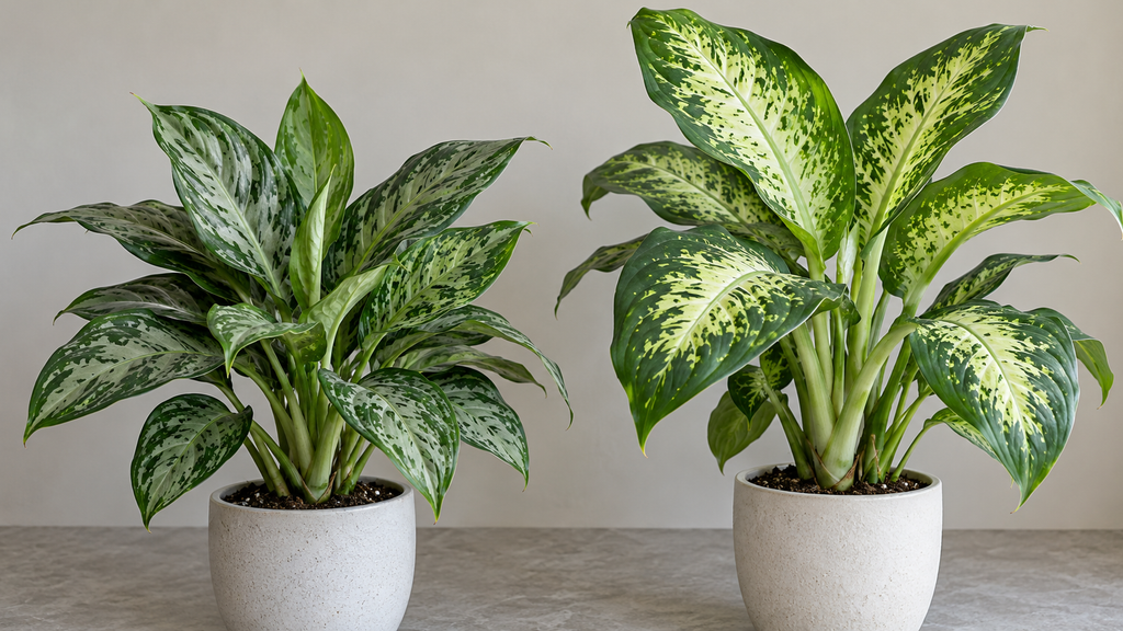 Aglaonema and Dieffenbachia