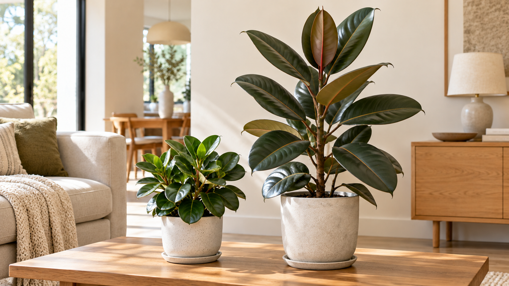 Baby rubber plant vs rubber plant