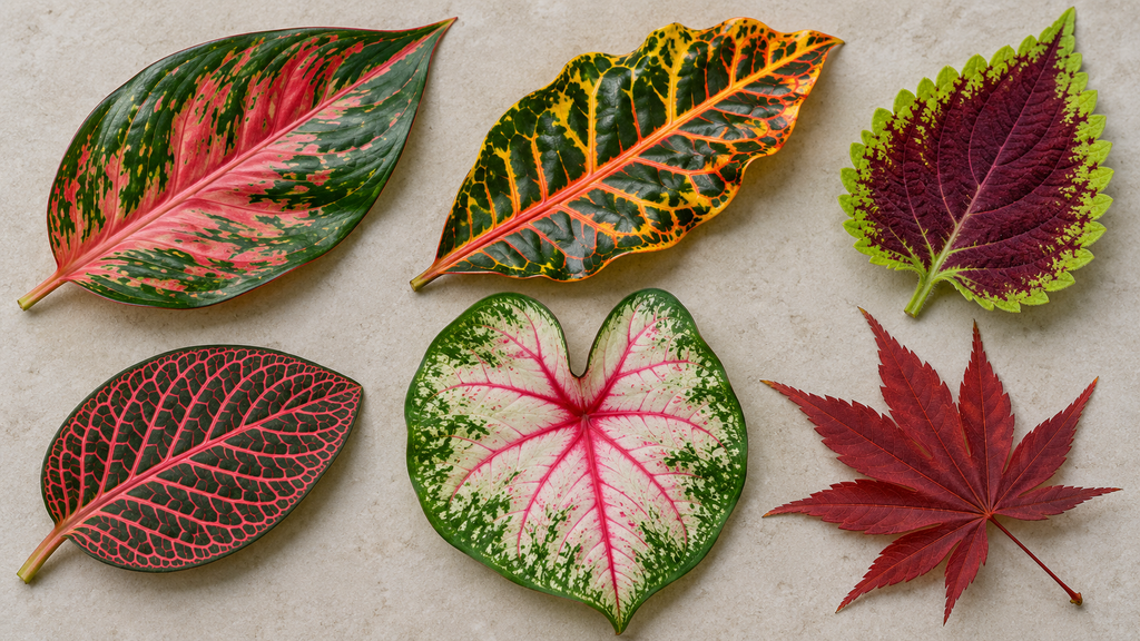 Red leaf types 