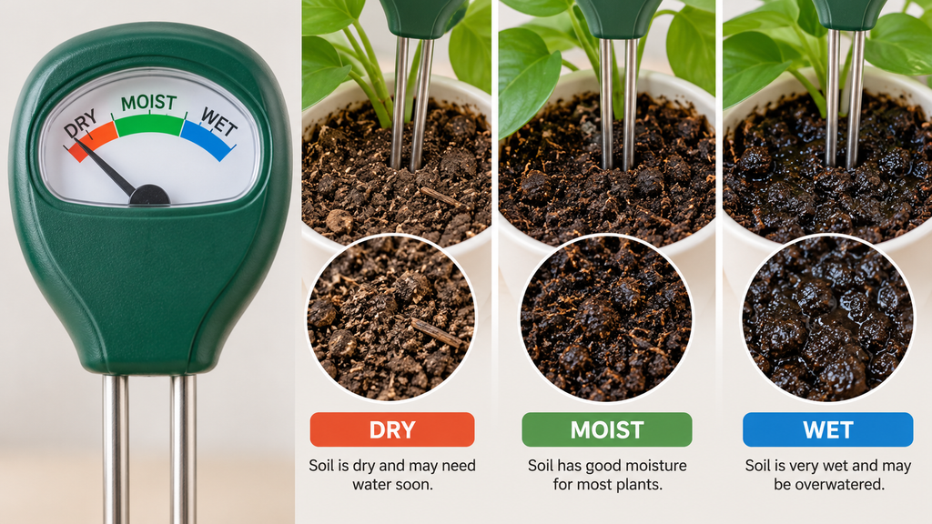 Moisture meter scale
