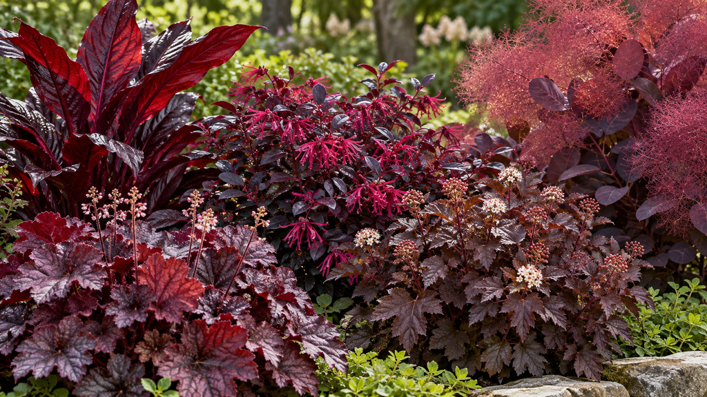 Burgundy Plants 