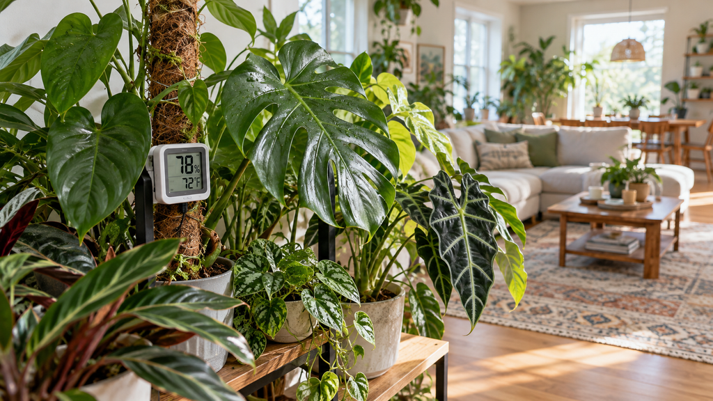 Plant humidity meter