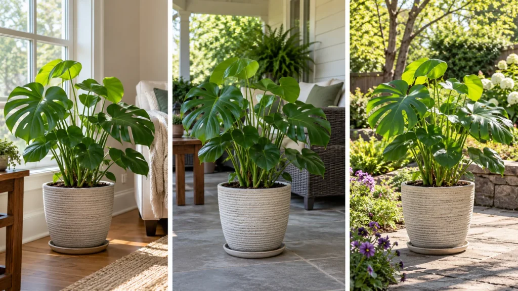 moving outdoor plants indoors
