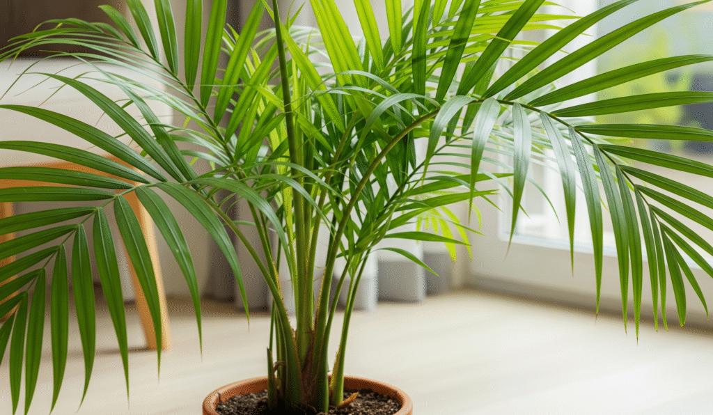 Areca Palm (Dypsis lutescens) is a fast-growing and elegant indoor plant