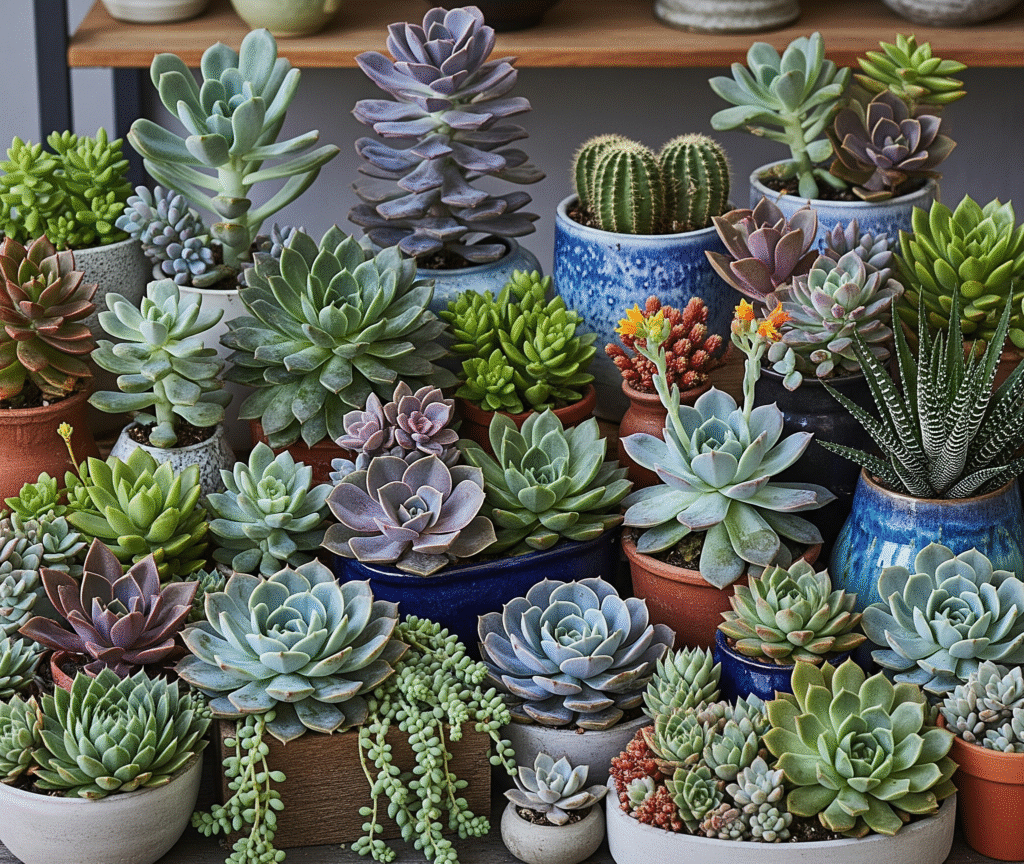 Succulents is the drought-tolerant indoor plants