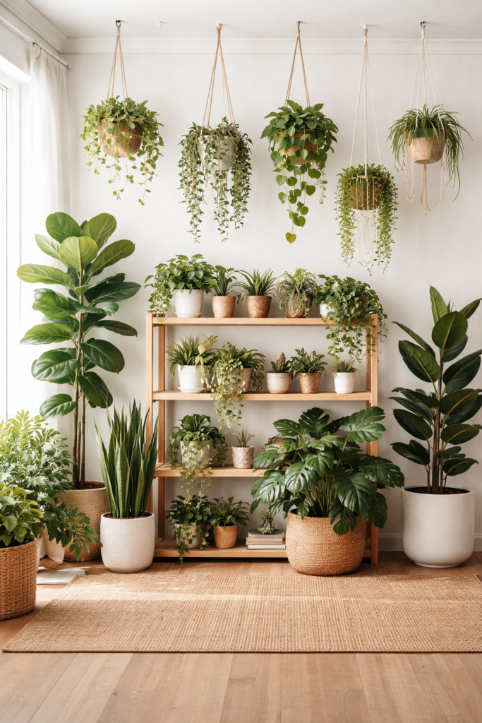 Boho plant layering system