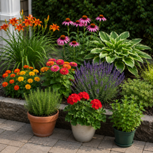 Best outdoor plants for beginners in pots and garden beds.