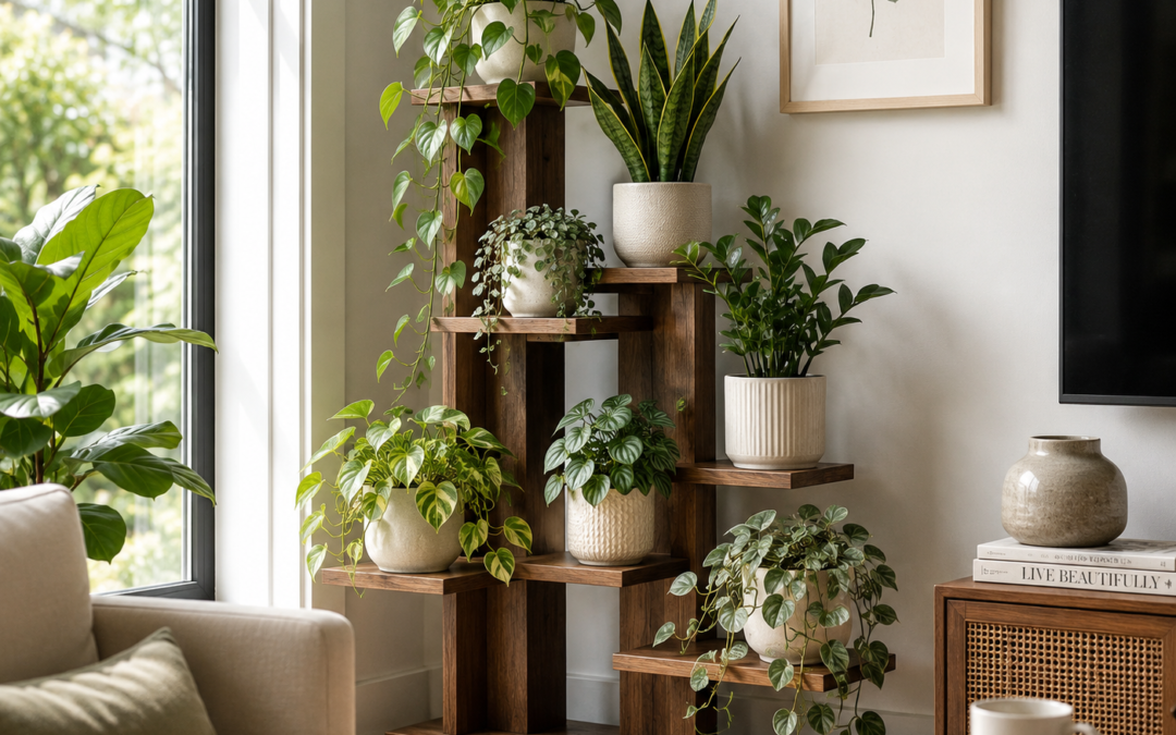 Indoor Plant Shelf Ideas for a Beautiful, Healthy Home Garden