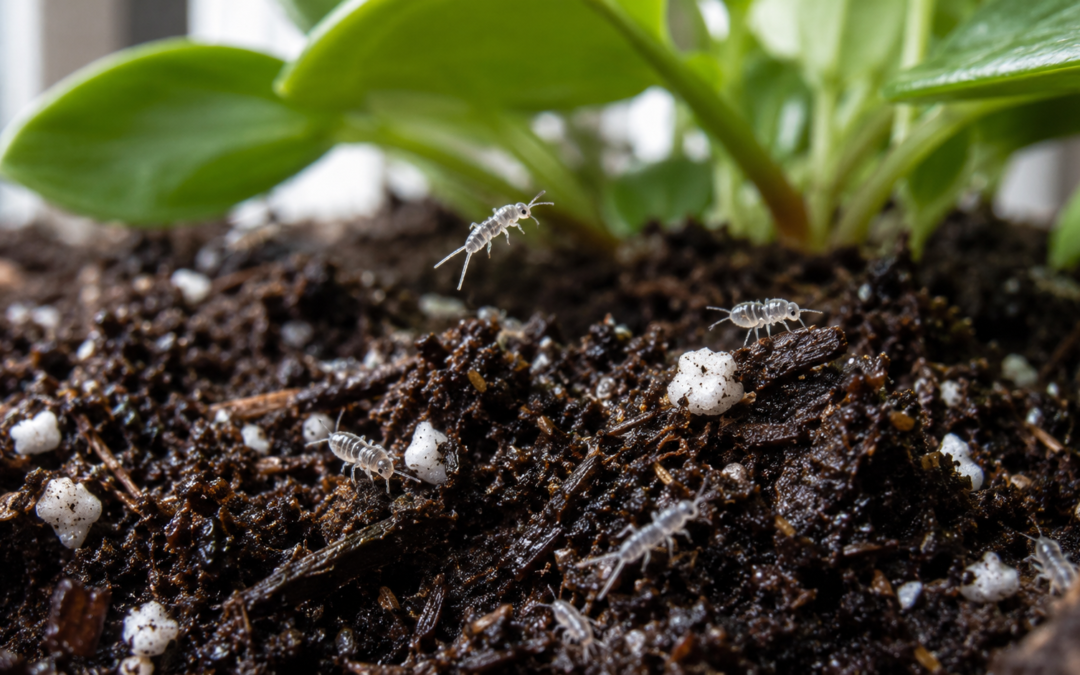 Springtails in Houseplant Soil: Should You Worry or Leave Them Alone?