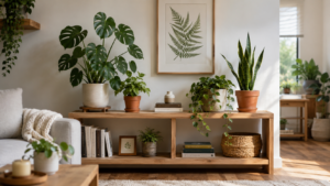 plant shelf decor ideas.