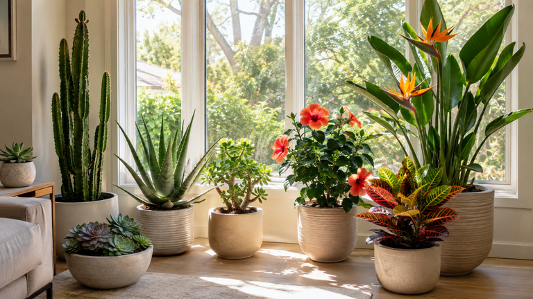 indoor plants for south facing window