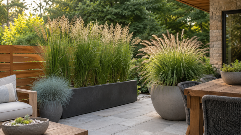 Ornamental Grass Planter Ideas
