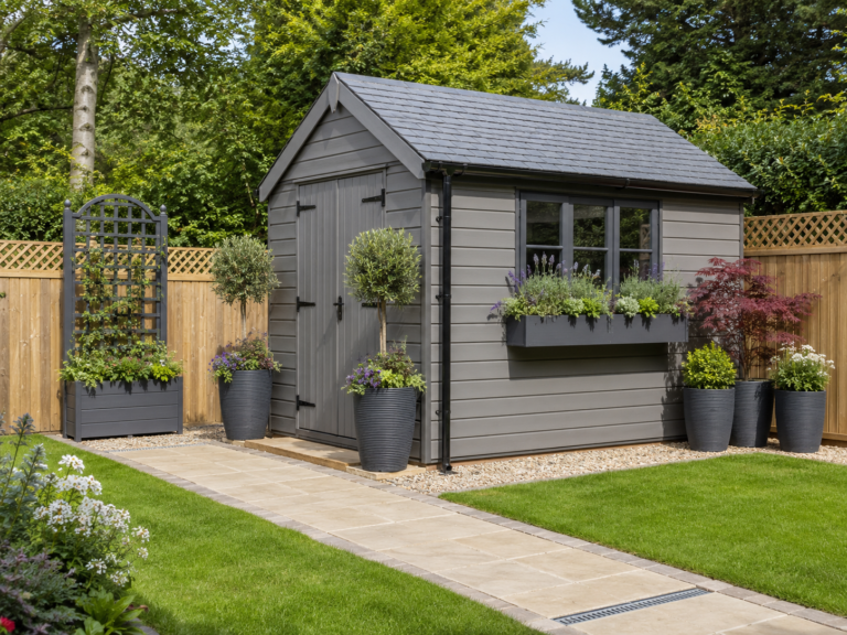 Backyard Shed Planter Ideas