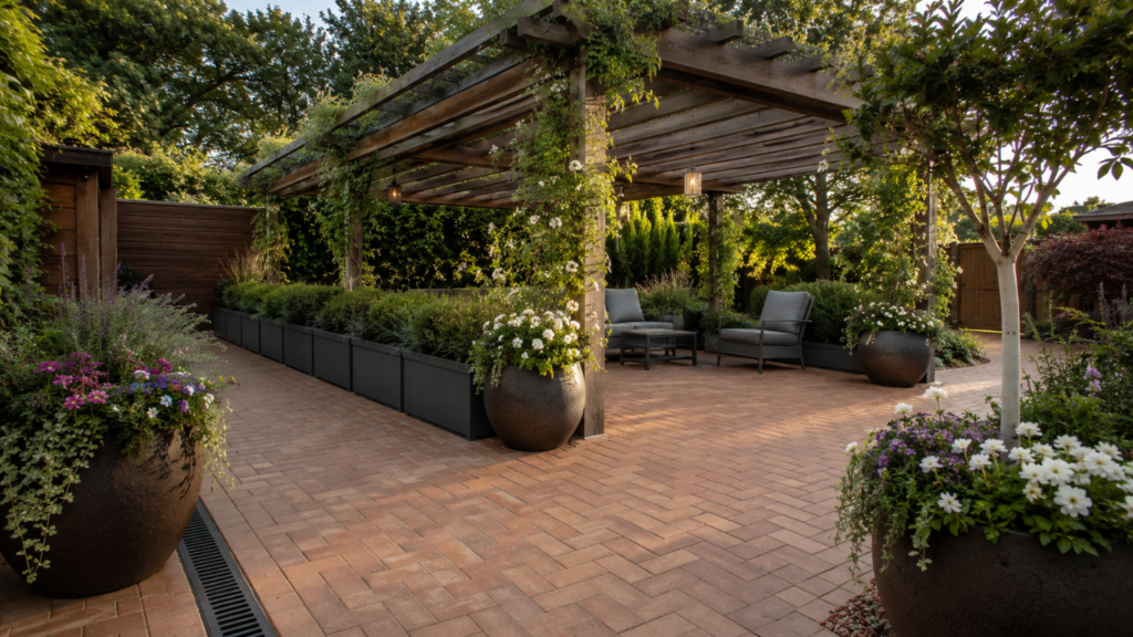 Pergola Planter Ideas