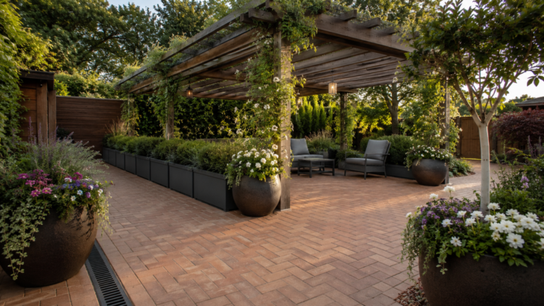Pergola Planter Ideas