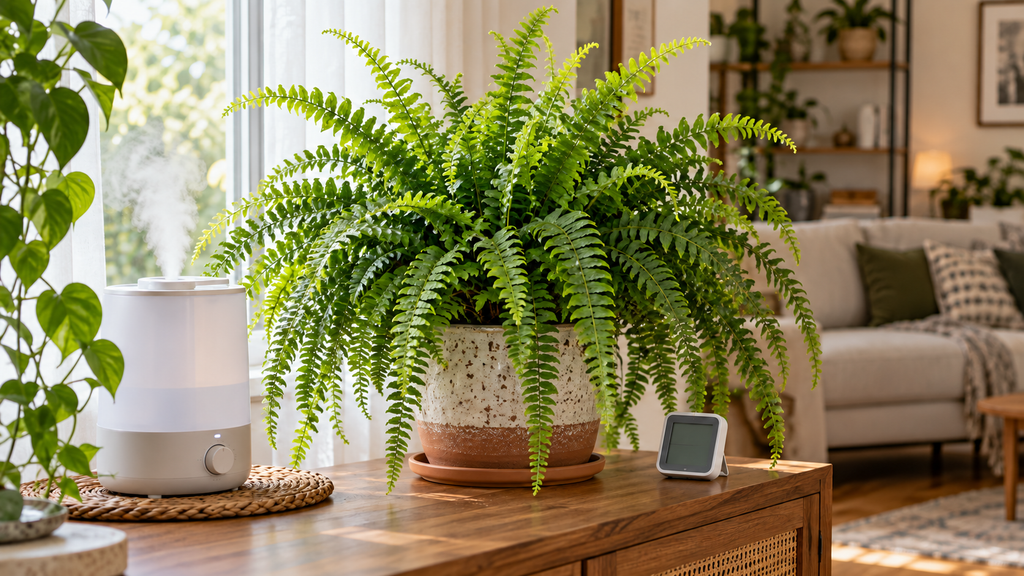 Fern humidity setup