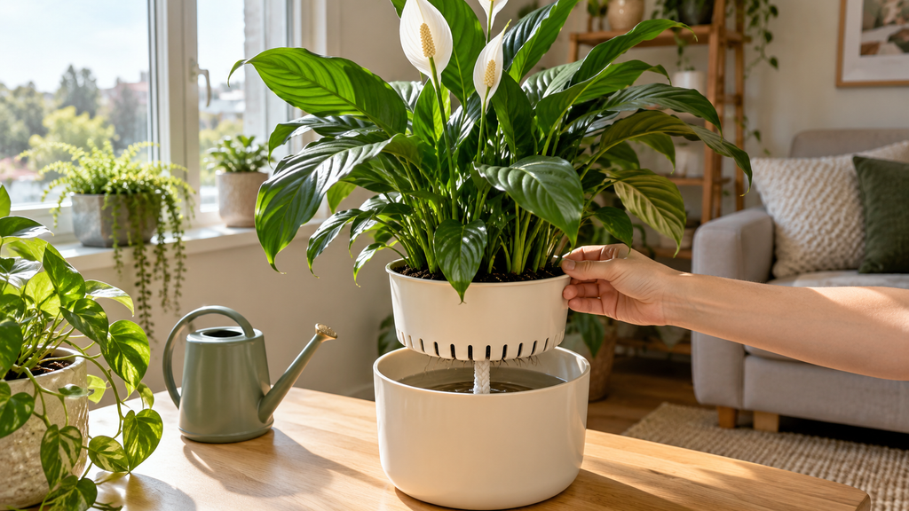 how do self watering planters work