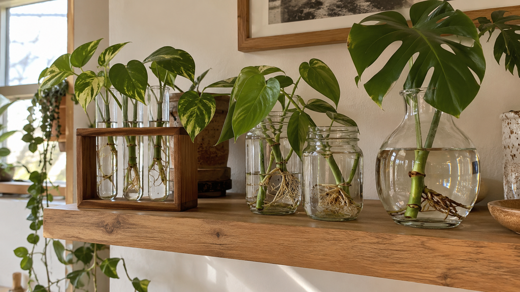 Indoor plant propagation stations