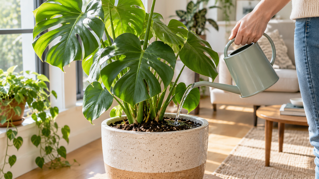 Fertilizing indoor plants