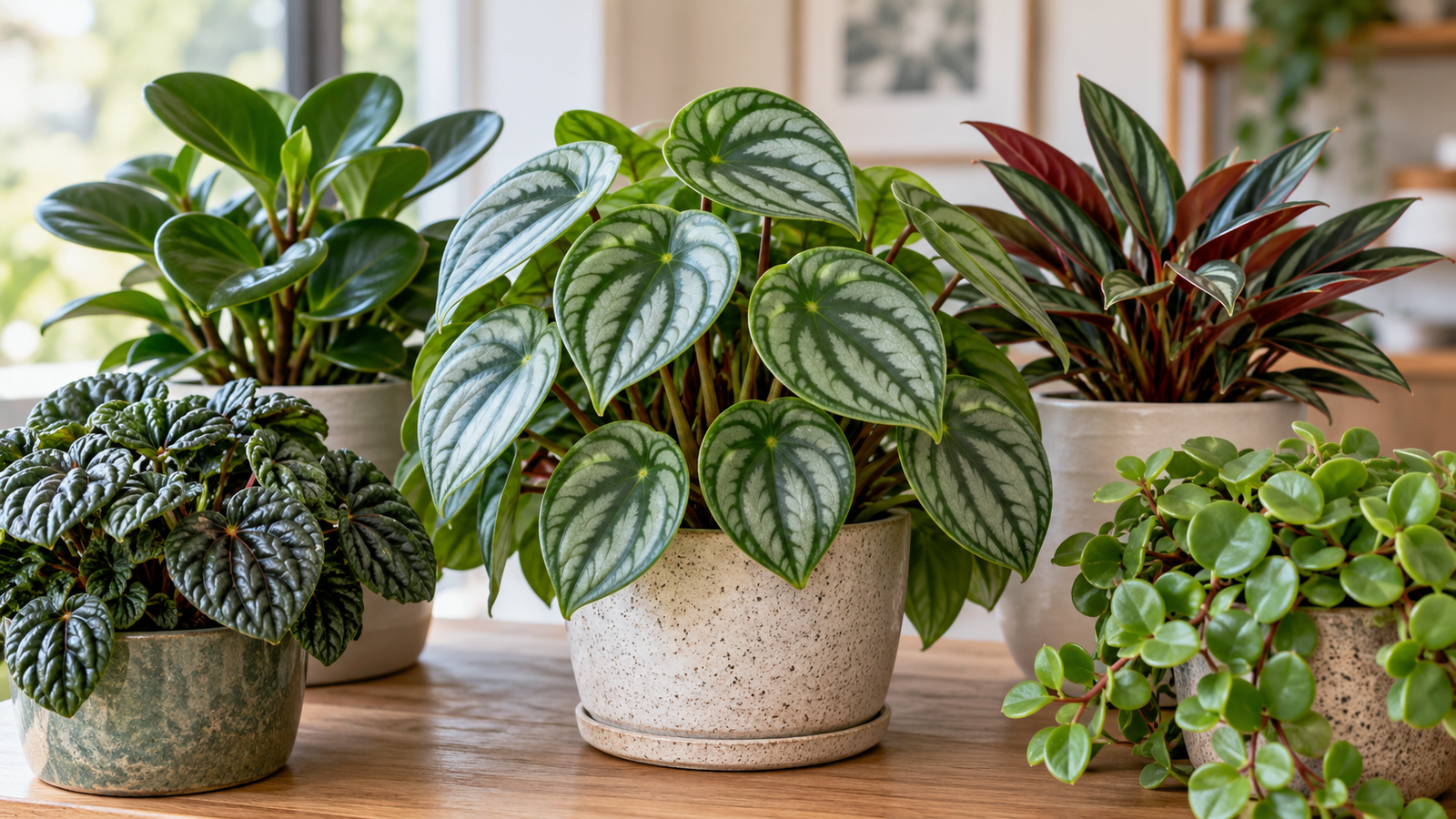 Peperomia varieties