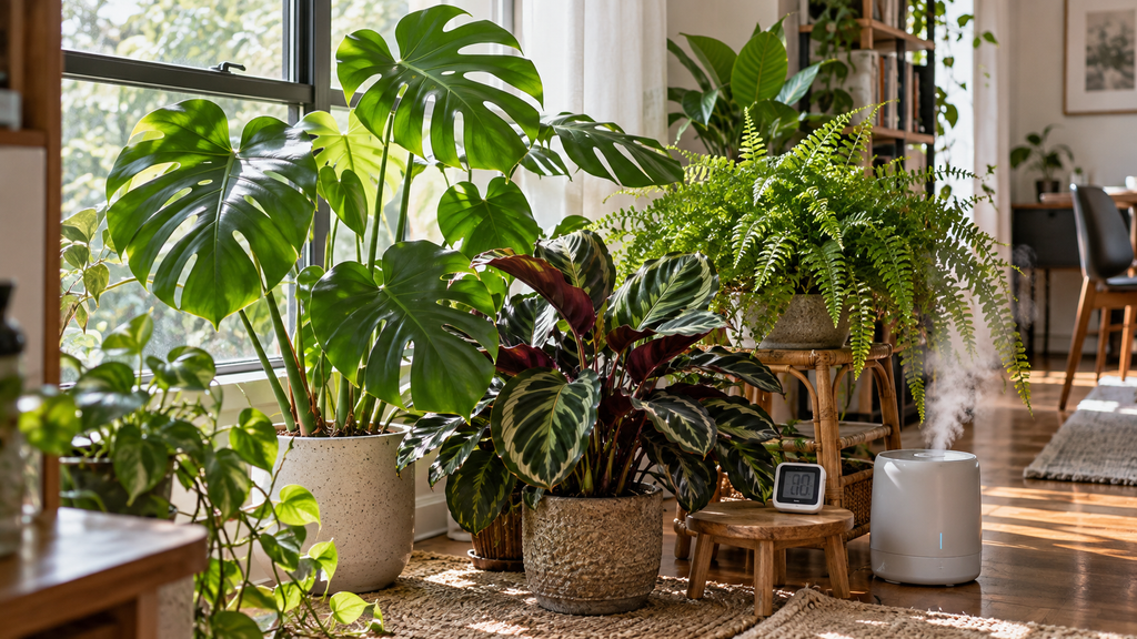 how to increase humidity for plants
